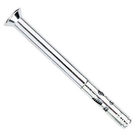 Powers Fasteners Sleeve Expansion Anchor, 1/4" Dia, 2" L, Carbon Steel Zinc, 100 PK POW 05500S